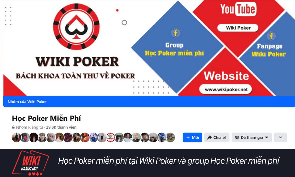 Học Poker miễn phí tại Wiki Poker 