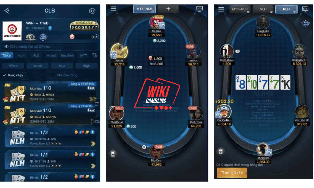 X-poker - app chơi game đánh bài Poker đỉnh nhất hiện nay